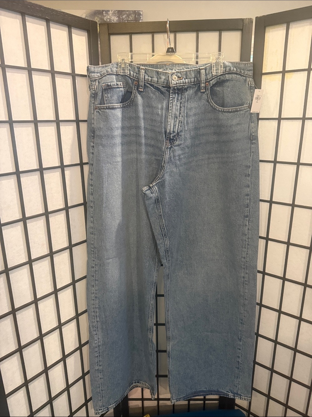 Old Navy Classic Straight-Leg Men's Jeans in Light Blue